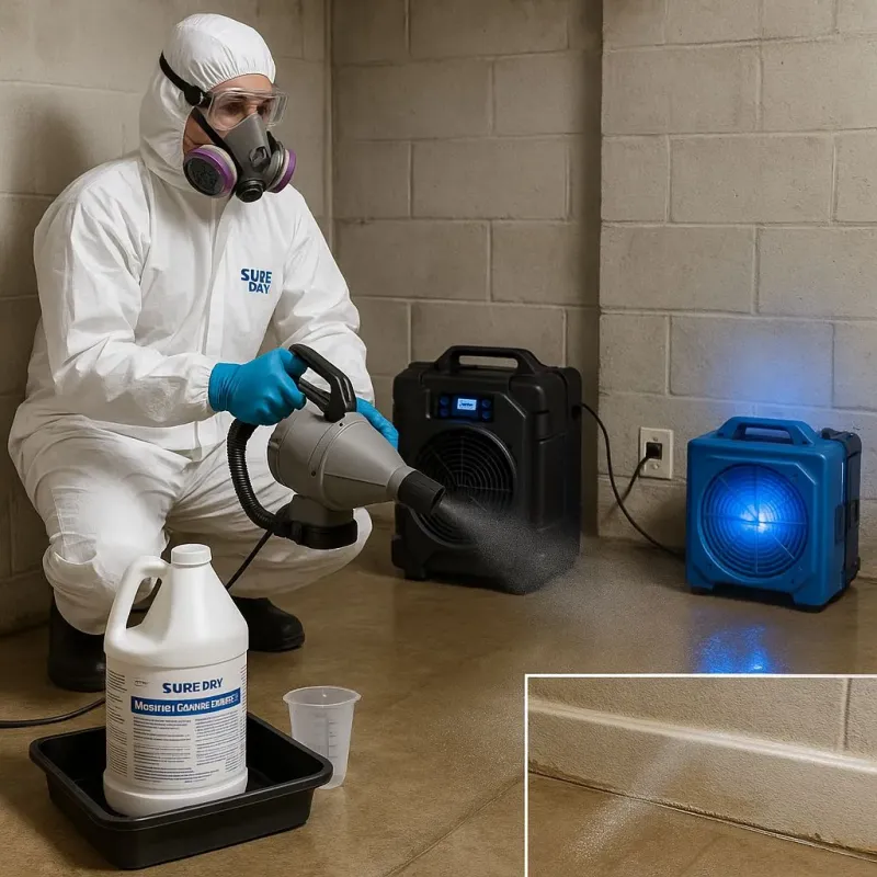 Sanitization and Odor Removal process in Gloversville, NY